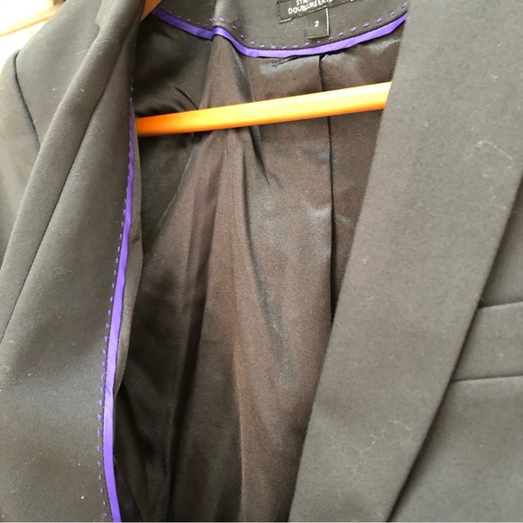 RW & Co Sophia fitted blazer black size 2 - Picture 5 of 11